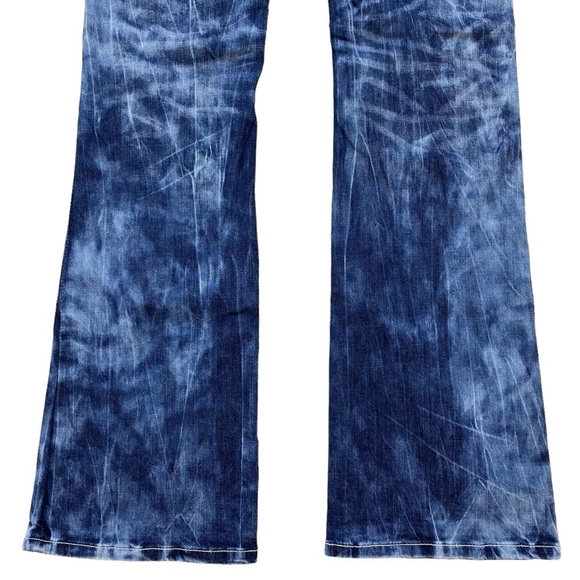 VO‎ Jeans Trendy Tie-Dye Style Blue Straight Legs Jeans Size 30 - Picture 7 of 16